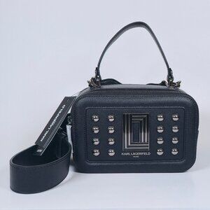Karl Lagerfeld Paris Simone Studded Bag Rock-Chic Style